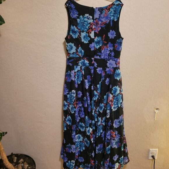 Jessica London Floral Sleeveless Maxi Dress  size 12W - Picture 2 of 7